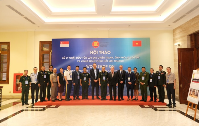 KHAI MẠC HỘI THẢO QUỐC TẾ VỀ "XỬ LÝ CHẤT ĐỘC TỒN LƯU SAU CHIẾN TRANH, ỨNG PHÓ SỰ CỐ CBR VÀ CÔNG NGHỆ PHỤC HỒI MÔI TRƯỜNG"