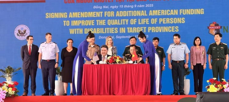 LỄ BÀN GIAO KHU VỰC ĐẤT ĐƯỢC LÀM SẠCH DIOXIN, KHỞI CÔNG HỆ THỐNG CÔNG NGHỆ NHIỆT XỬ LÝ DIOXIN TẠI KHU VỰC SÂN BAY BIÊN HÒA VÀ LỄ KÝ KẾT THỎA THUẬN BỔ SUNG VỐN ODA KHÔNG HOÀN LẠI THỰC HIỆN DỰ ÁN HÒA NHẬP TẠI CÁC TỈNH ƯU TIÊN