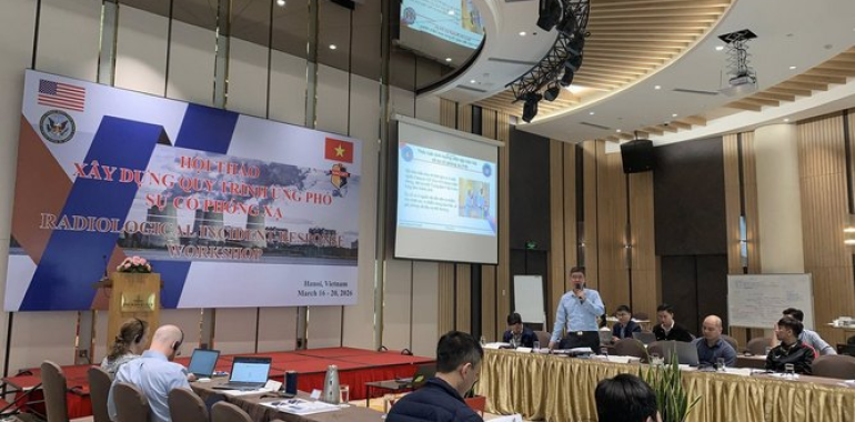 BẾ MẠC HỘI THẢO "XÂY DỰNG QUY TRÌNH ỨNG PHÓ SỰ CỐ PHÓNG XẠ NĂM 2026"