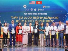 Hội thảo Đánh giá và can thiệp đa ngành cho trẻ em khuyết tật phát triển: CHÌA KHÓA ĐỂ TRẺ HÒA NHẬP CỘNG ĐỒNG