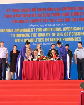 LỄ BÀN GIAO KHU VỰC ĐẤT ĐƯỢC LÀM SẠCH DIOXIN, KHỞI CÔNG HỆ THỐNG CÔNG NGHỆ NHIỆT XỬ LÝ DIOXIN TẠI KHU VỰC SÂN BAY BIÊN HÒA VÀ LỄ KÝ KẾT THỎA THUẬN BỔ SUNG VỐN ODA KHÔNG HOÀN LẠI THỰC HIỆN DỰ ÁN HÒA NHẬP TẠI CÁC TỈNH ƯU TIÊN