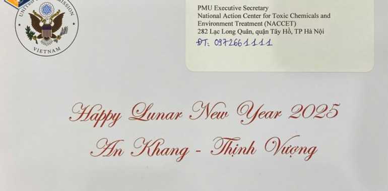 ĐẠI SỨ HOA KỲ - USAID GỬI LỜI CHÚC MỪNG NĂM MỚI TỚI NACCET
